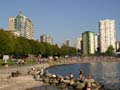 A Sunny Day At West End Beaches, Canada Stock Photos