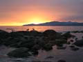 English Bay Sky, Canada Stock Photographs