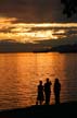 English Bay Sunset, Canada Stock Photos