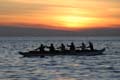 English Bay Sunset, Canada Stock Photographs