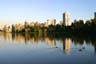 Lost Lagoon Skyline, Canada Stock Photos