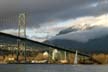 Lions Gate Bridge, Canada Stock Photographs