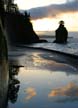 Siwash Rock Seawall, Canada Stock Photographs