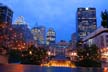 Downtown At Night, Canada Stock Photographs