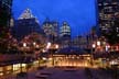 Downtown At Night, Canada Stock Photographs