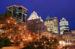 Downtown At Night, Canada Stock Photographs