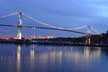 Lions Gate At Night, Canada Stock Photographs