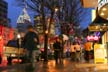 Robson At Rainy Night, Downtown Vancouver