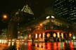 Vancouver Hotel At Night, Canada Stock Photographs