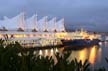 Canada Place At Night, Canada Stock Photographs