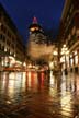 Steam Clock Gastown, Rainy Night