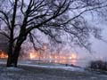 Winter Night Shots, Canada Stock Photographs