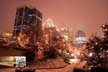 Winter Robson Square Night, Downtown Vancouver