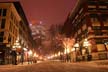 Gastown Winter Night, Canada Stock Photographs