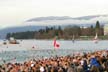 Jan 1st 2004 - The Polar Bear Swim, Canada Stock Photographs