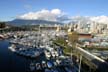 False Creek Boats Seen From Granville Bridge, Canada Stock Photographs