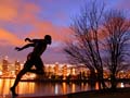 Harry Jerome Statue, Canada Stock Photographs