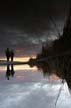 English Bay Beach Winter, Canada Stock Photographs