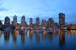 Yaletown Skyline Night Shots, Canada Stock Photographs