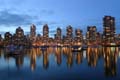 Yaletown Skyline False Creek Night Shots, Canada Stock Photographs