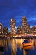 Yaletown Skyline Night Shots, Canada Stock Photographs