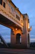 Burrard Bridge Night, Canada Stock Photographs