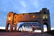 Burrard Bridge Night, Canada Stock Photographs