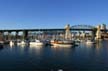 Burrard Bridge False Creek, Canada Stock Photographs