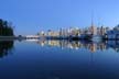 Coal Harbour Night, Canada Stock Photos