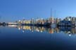 Coal Harbour Night, Canada Stock Photos