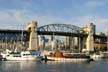 Burrard Bridge Granville Isaland View, Canada Stock Photographs