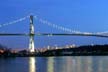 Lions Gate Bridge, Canada Stock Photographs