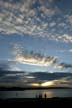 English Bay Sunset, Canada Stock Photographs