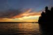 English Bay Sunset, Canada Stock Photographs