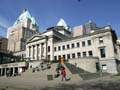 Vancouver Art Gallery And The Fairmont Hotel Vancouver, Downtown Vancouver