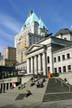 Vancouver Art Gallery And The Fairmont Hotel Vancouver, Downtown Vancouver