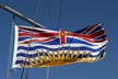 B.C. Flag, Canada Stock Photos