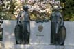 Harding Statue At Stanly Park, Canada Stock Photos