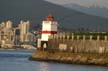 Brockton Point Lighthouse, Canada Stock Photographs