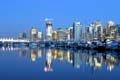 Coal Harbour At Night, Downtown Vancouver