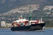 Cargo Ship Carries Cargo Containers, Burrard Inlet