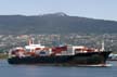 Cargo Ship Carries Cargo Containers, Burrard Inlet