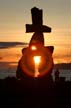 The Inukshuk Constructed By Alvin Kanak, English Bay Beach