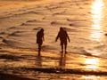 Sunset At Jericho Beach, Canada Stock Photos