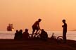 English Bay Sunset, Canada Stock Photos