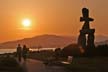 The Inukshuk Constructed By Alvin Kanak, The Ancient Symbol Of Inuit Culture