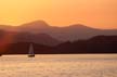 English Bay Sunset, Canada Stock Photos