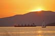 English Bay Sunset, Canada Stock Photos