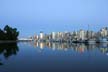 Downtown Vancouver At Night, Canada Stock Photos