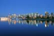 Downtown Vancouver At Night, Canada Stock Photos